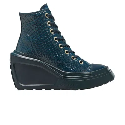 Pre-owned Converse Wmns Chuck 70 De Luxe Wedge Platform High 'into The Void Croc'
