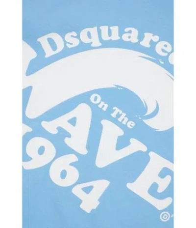 Dsquared2 Wave-print Cotton T-shirt