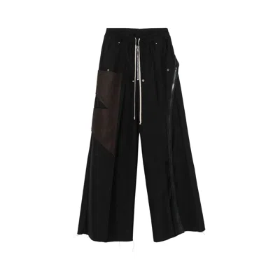 Pre-owned Rick Owens Wide Bela Pants 'black/brown/black'