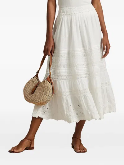 Polo Ralph Lauren Broderie-anglaise Tiered Skirt