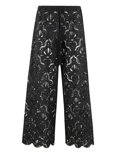 Farm Rio Seashell Lace-detail Trousers