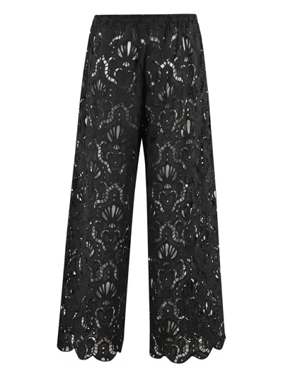 Farm Rio Seashell Lace-detail Trousers