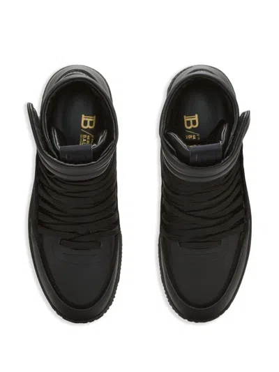 Balmain Leather-panelled Trainers