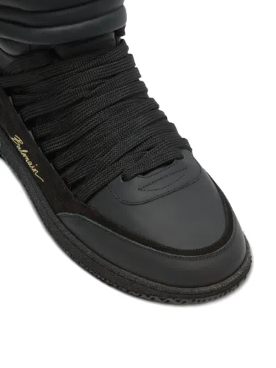 Balmain Leather-panelled Trainers