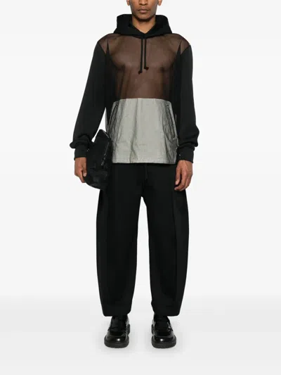 Comme Des Garçons Homme Deux Panelled Hoodie