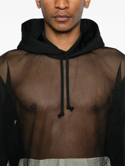 Comme Des Garçons Homme Deux Panelled Hoodie