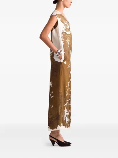 Altuzarra Cherie Printed Silk Maxi Dress