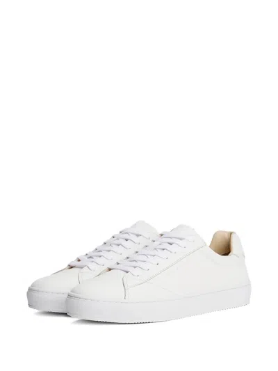 Tommy Hilfiger Leather Low-top Sneakers With Round Toe