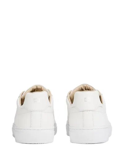 Tommy Hilfiger Leather Low-top Sneakers With Round Toe