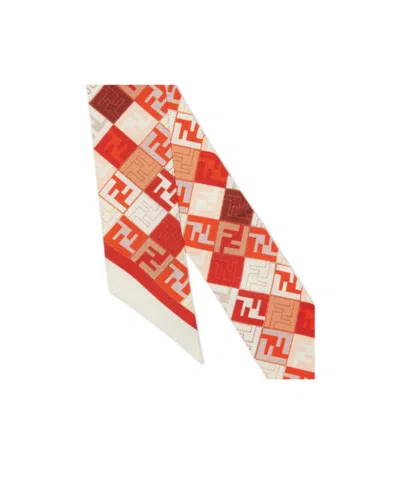 Fendi Long Pointed Geometric Scarf In Multi