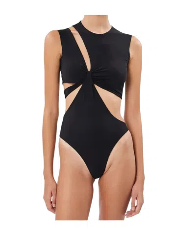 Amazuìn Hollow One-piece Swimsuit