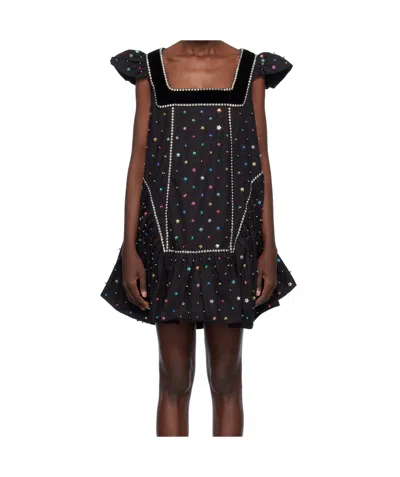 Chopova Lowena Black Jessie Minidress