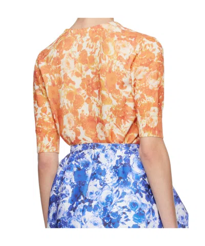 Shop Bally Rosengarten Print Cardigan