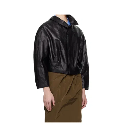 Bally Long-sleeved Leather Jacket