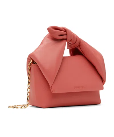 Jw Anderson Pink Small Bow Twister Bag