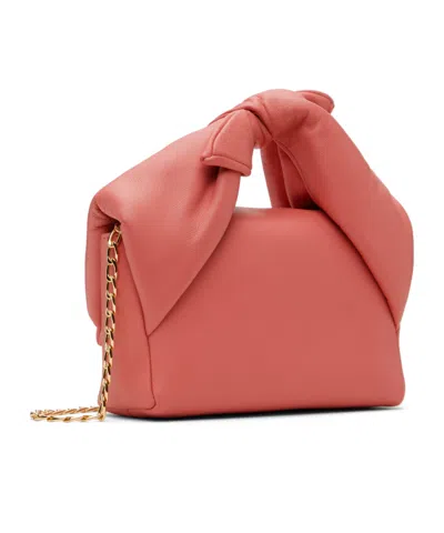 Jw Anderson Pink Small Bow Twister Bag