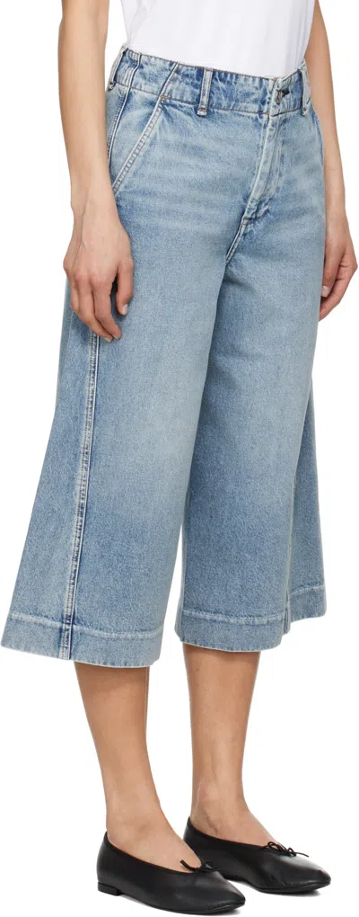 Rag & Bone Blue Tailored Jamie Denim Shorts