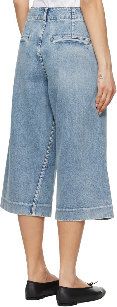 Rag & Bone Blue Tailored Jamie Denim Shorts