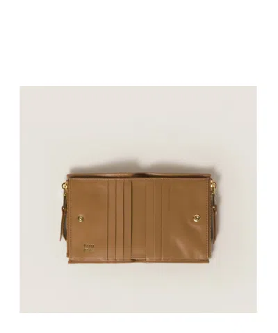 Miu Miu Matelassé Nappa Leather Small Wallet