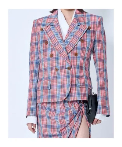 Vivienne Westwood Check-pattern Double-breasted Blazer