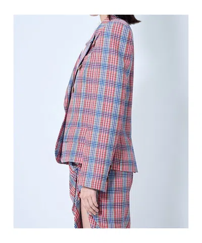 Vivienne Westwood Check-pattern Double-breasted Blazer