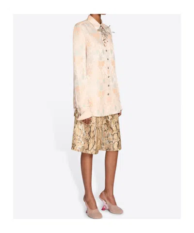 Dries Van Noten Satin-jacquard Shirt