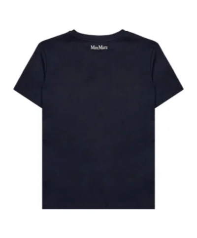 Max Mara Studio T-shirt Woman Blue In Blue