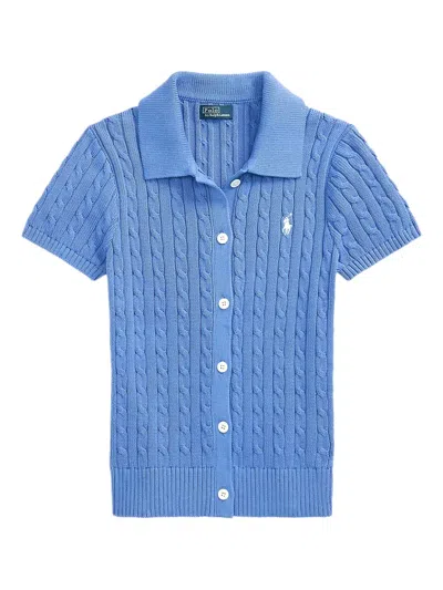 Polo Ralph Lauren Cable-knit Short-sleeve Cardigan