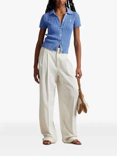 Polo Ralph Lauren Cable-knit Short-sleeve Cardigan