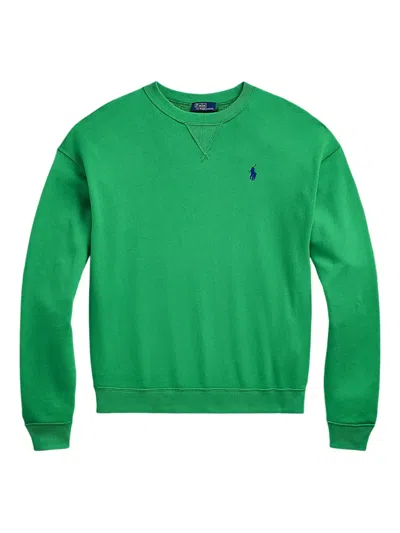 Polo Ralph Lauren Lightweight Crew-neck Pullover With Ribbed Finish