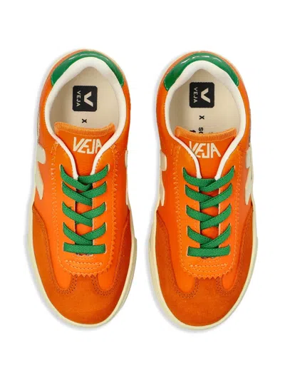 Veja X The Social Food Fury Volley Leather Sneakers