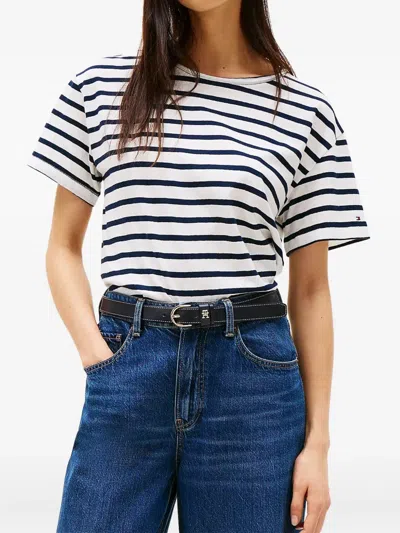 Tommy Hilfiger Relaxed Linen Blend Crew Neck T-shirt