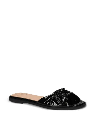 Love Moschino Gathered-detail Sandals