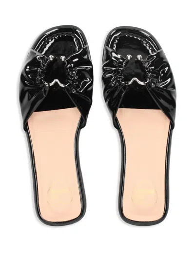 Love Moschino Gathered-detail Sandals