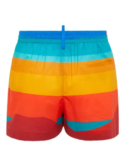 Dsquared2 Summer Lovers Sunset Shorts
