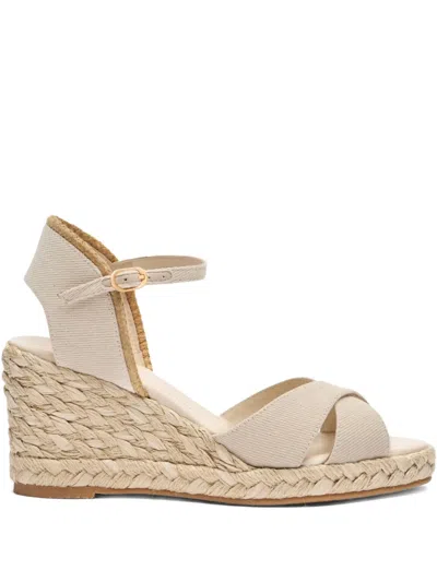Stuart Weitzman Mirela Ii Suede Espadrille Wedge Sandals
