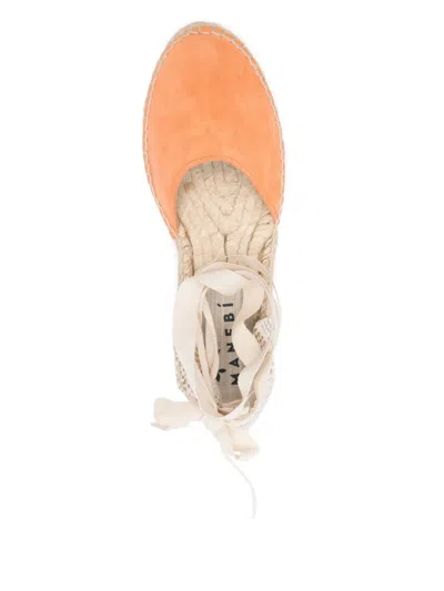 Manebi Peach Round-toe Espadrilles