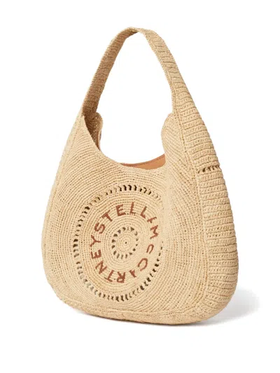 Stella Mccartney Summer Loving Hobo Bags With Perforated Detailing