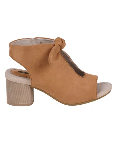 Gc Shoes Kimora Bow Block Heel Bootie