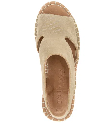 Gentle Souls Women's Cody Wedge Espadrille Sandals