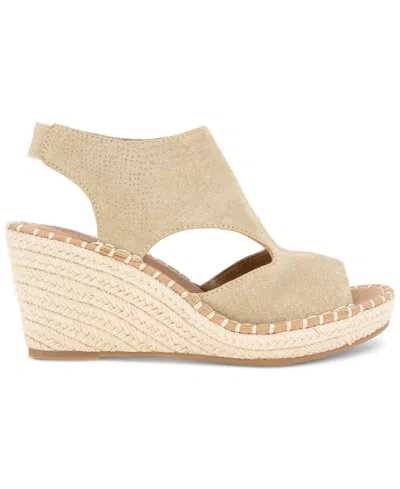 Gentle Souls Women's Cody Wedge Espadrille Sandals