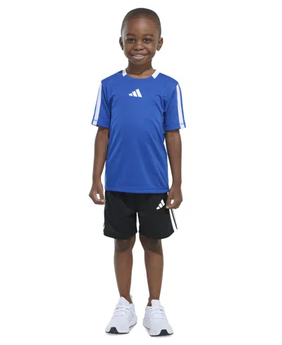 Adidas Originals Toddler & Little Boys Short-sleeve Soccer T-shirt & Shorts, 2 Piece Set