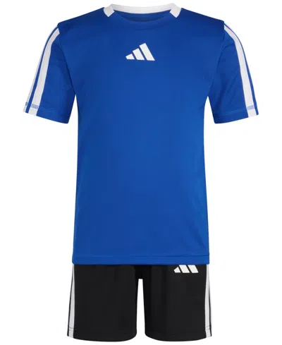 Adidas Originals Toddler & Little Boys Short-sleeve Soccer T-shirt & Shorts, 2 Piece Set