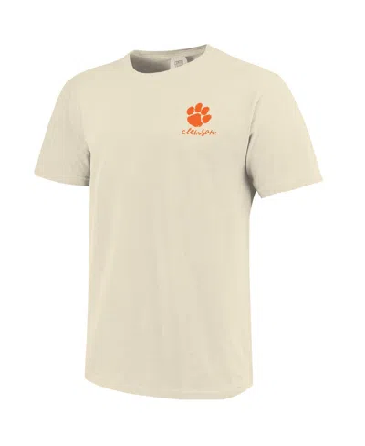 Comfort Colors Women's Natural Clemson Tigers Coquette T-shirt
