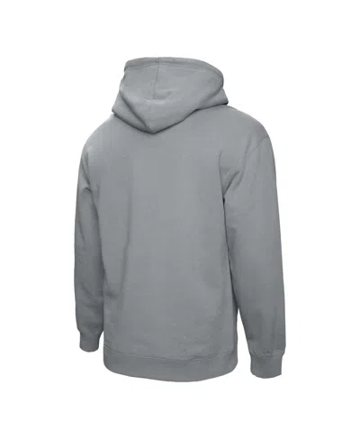 Mitchell & Ness Men's Heather Gray Wisconsin Badgers Classic Arch Pullover Hoodie