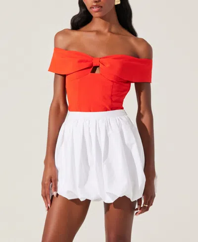 Astr The Label Telayna Off The Shoulder Top