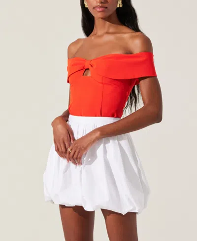 Astr The Label Telayna Off The Shoulder Top