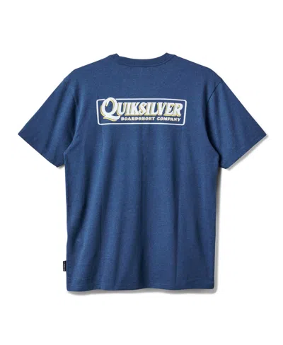 Quiksilver Men's Garage Sign Mod T-shirt In Blue