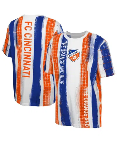 Outerstuff Big Boys And Girls White Fc Cincinnati High Stepping T-shirt