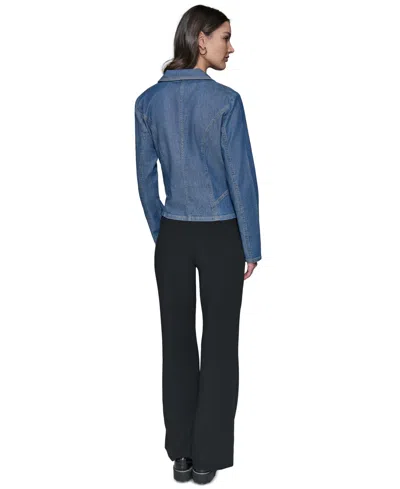 Karl Lagerfeld Women's Double-breasted Denim Jacket
